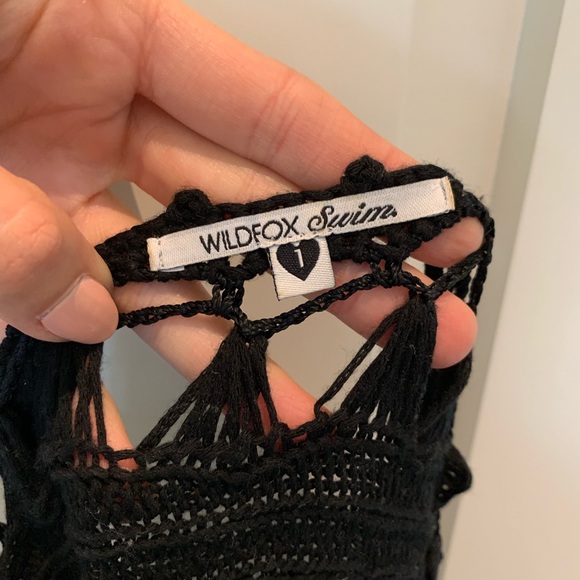 Wildfox Black Crochet Coverup - Picture 5 of 5